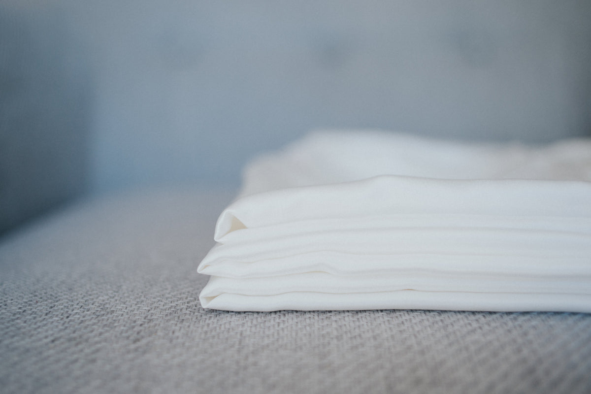 Pure silk fitted baby cot sheets